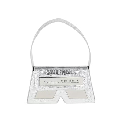 Karl Lagerfeld Bag Shoulder Logo Silver