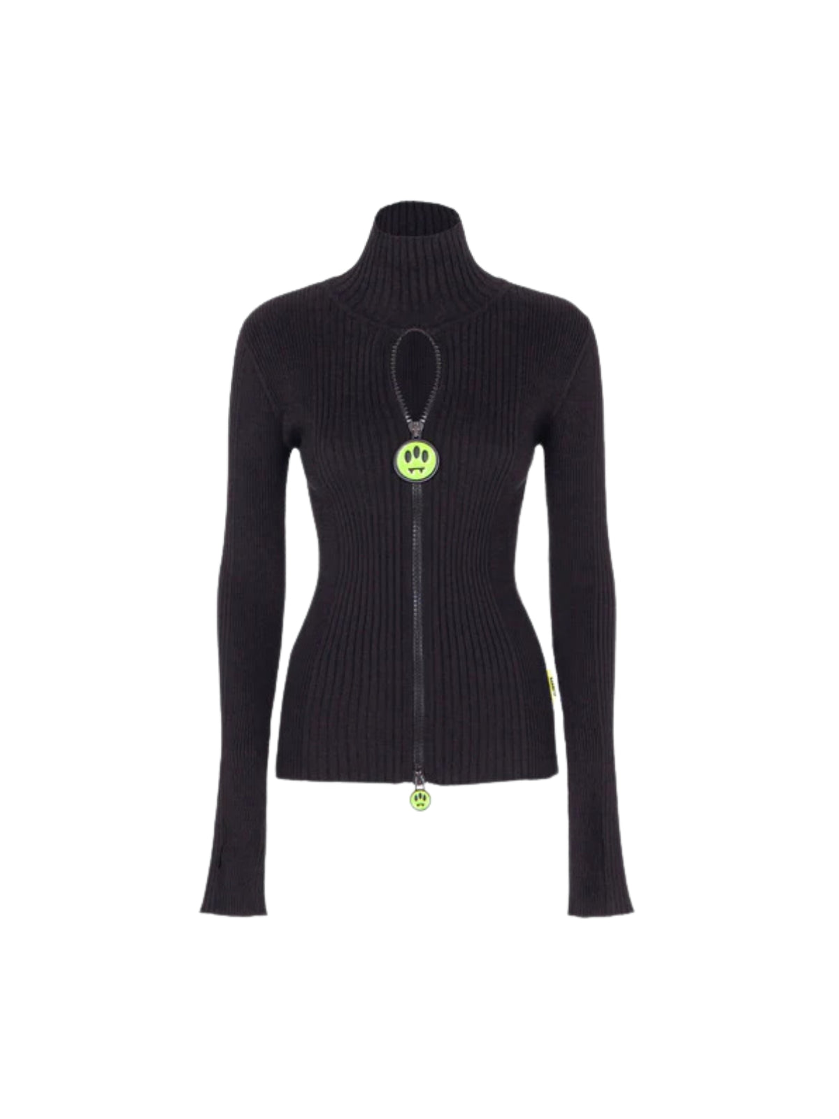 Barrow Sweater Turtleneck Logo Black