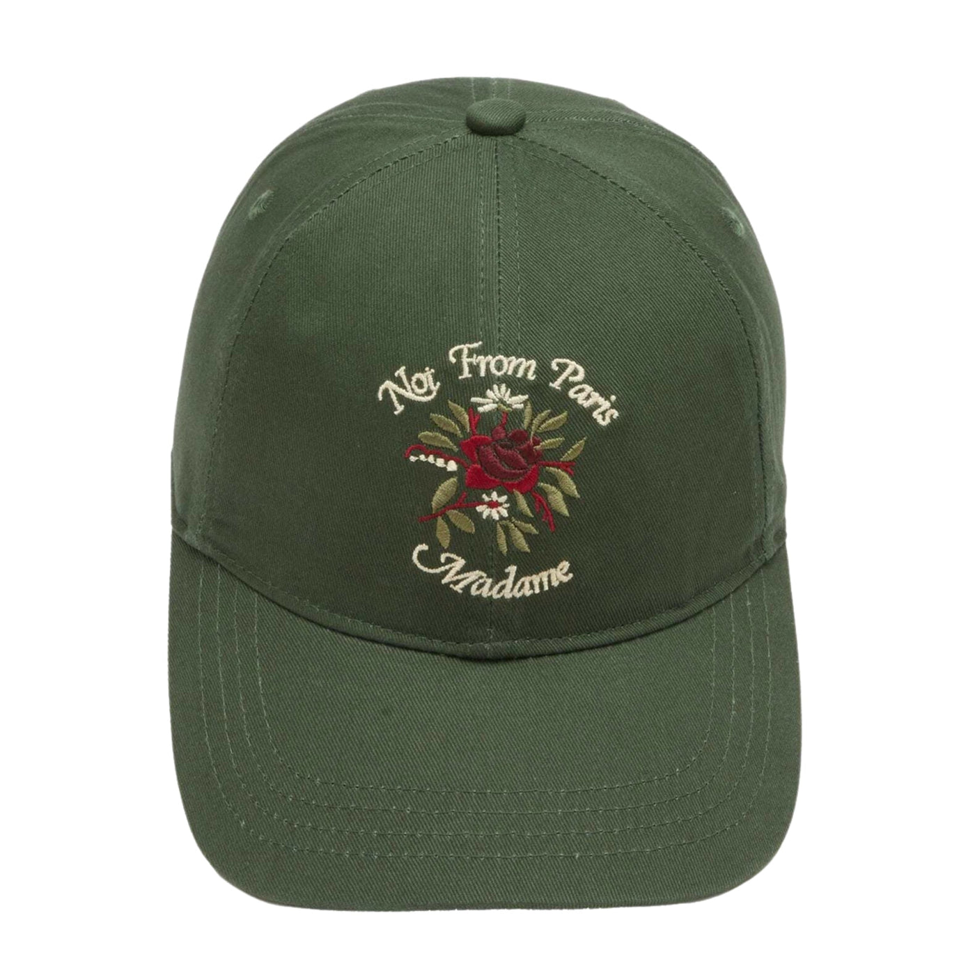 Drole De Monsieur Cap Floral Green