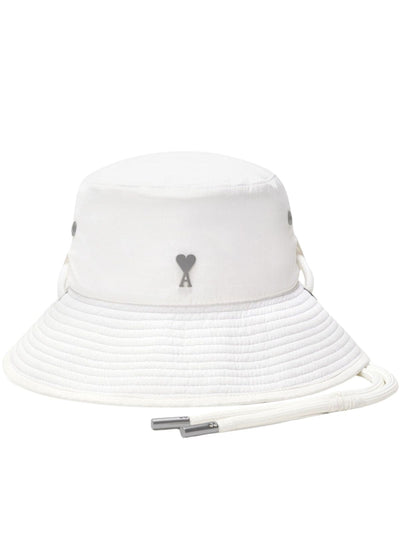 Ami Bucket Hat With String Ivory