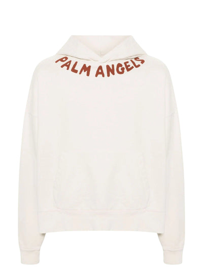 Palm Angels Hoodie Logo Off-White