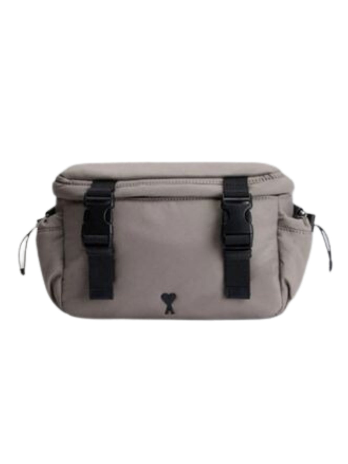 Ami Bag Messenger De Coeur Logo Grey