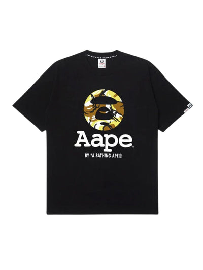 Aape T-Shirt Bold Centre Logo Black