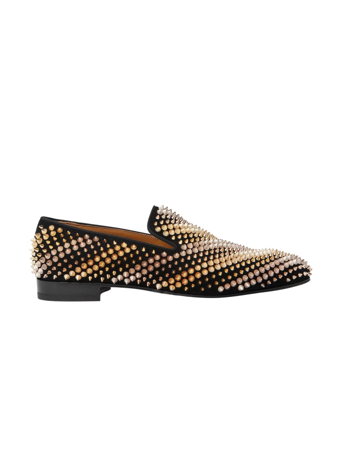 Christian Louboutin Loafer Spiked Gold-Black