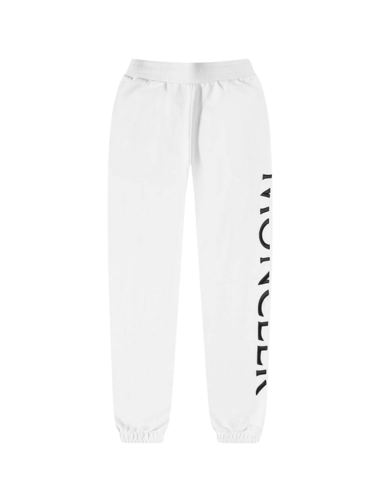 Moncler Track Pant Vertical Logo White