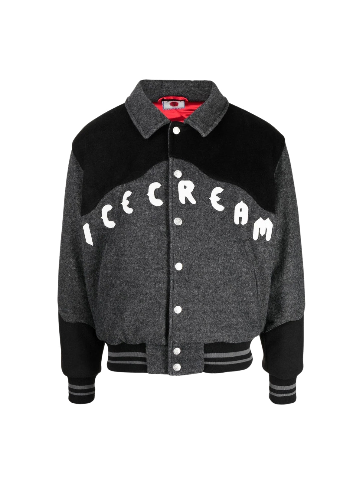 Icecream  Jacket Western Varsity Grey