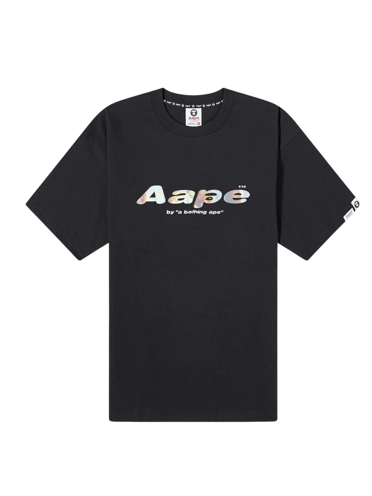Aape T-Shirt Bold Logo Black