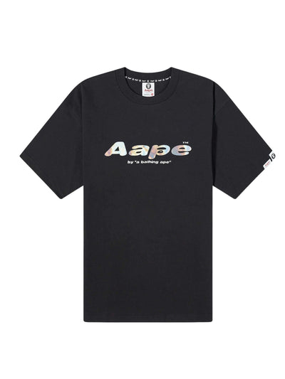 Aape T-Shirt Bold Logo Black