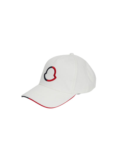 Moncler Cap Baseball Logo White