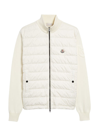 Moncler Jacket Cardigan White