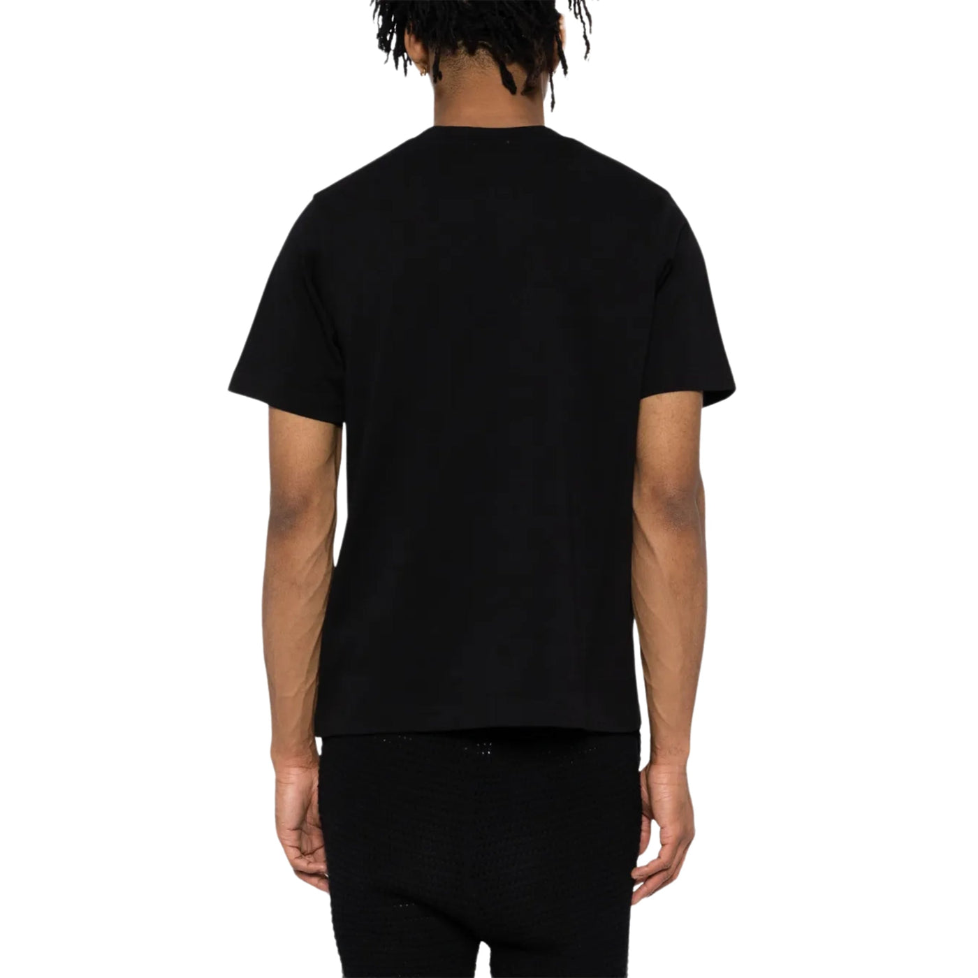 Casablanca T-Shirt Pearl Diamond Patch Black