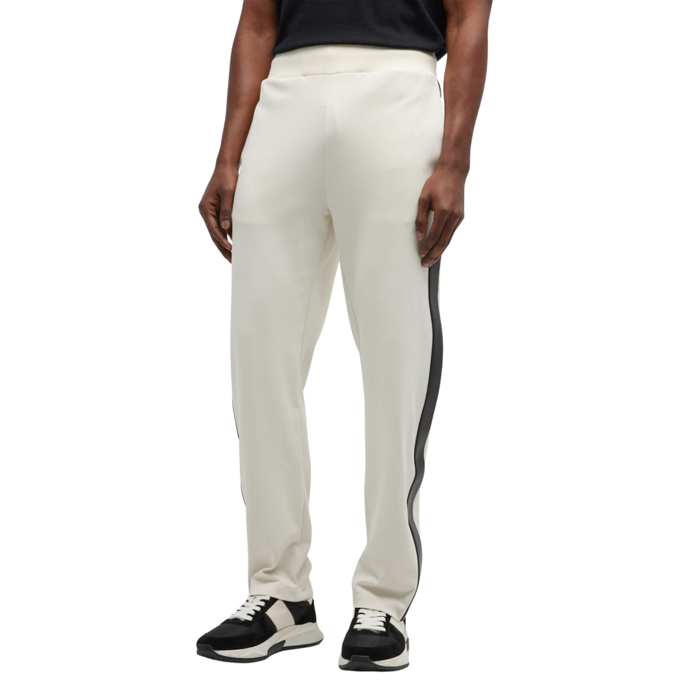 Bally Track Pants Side Stripe Black Off-White