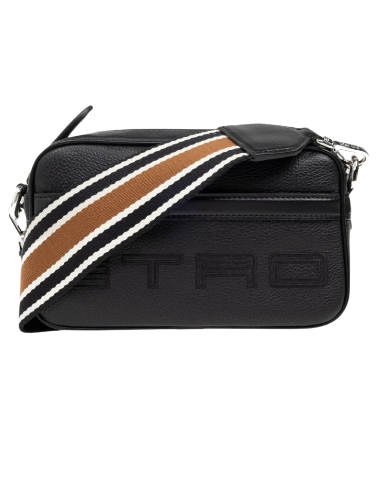 Etro Bag Crossbody Camera Case Pelle Unita Black