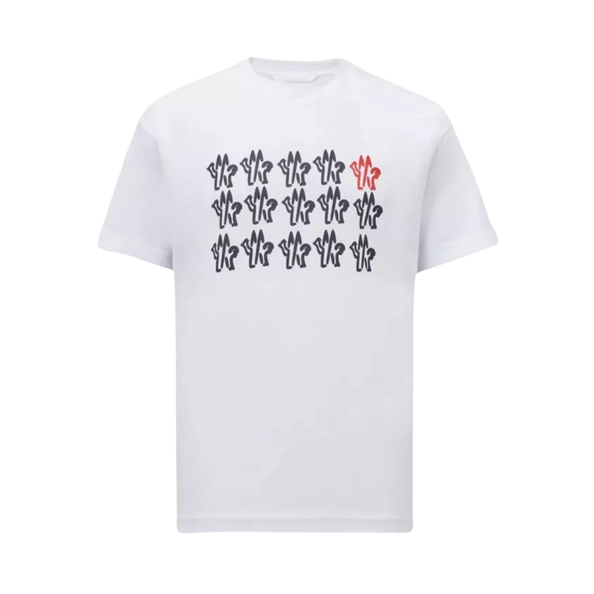 Moncler T-Shirt Mono M Logo White