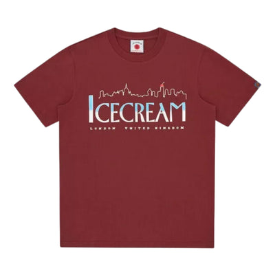 Ice-Cream T-Shirt Cityscape Red
