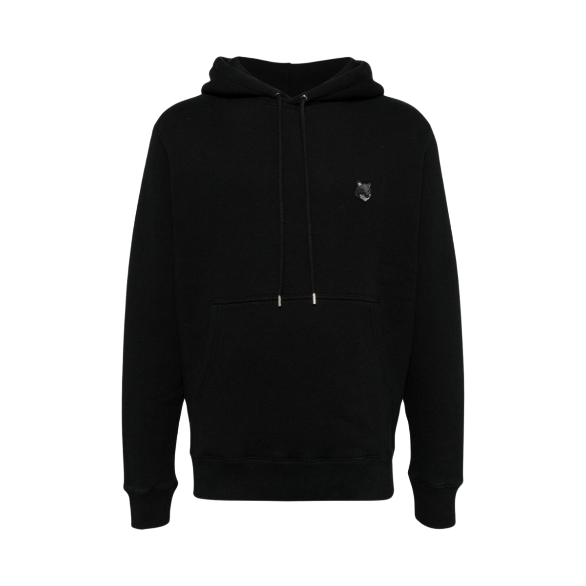 Maison Kitsune Hoodie Bold Fox Head Black