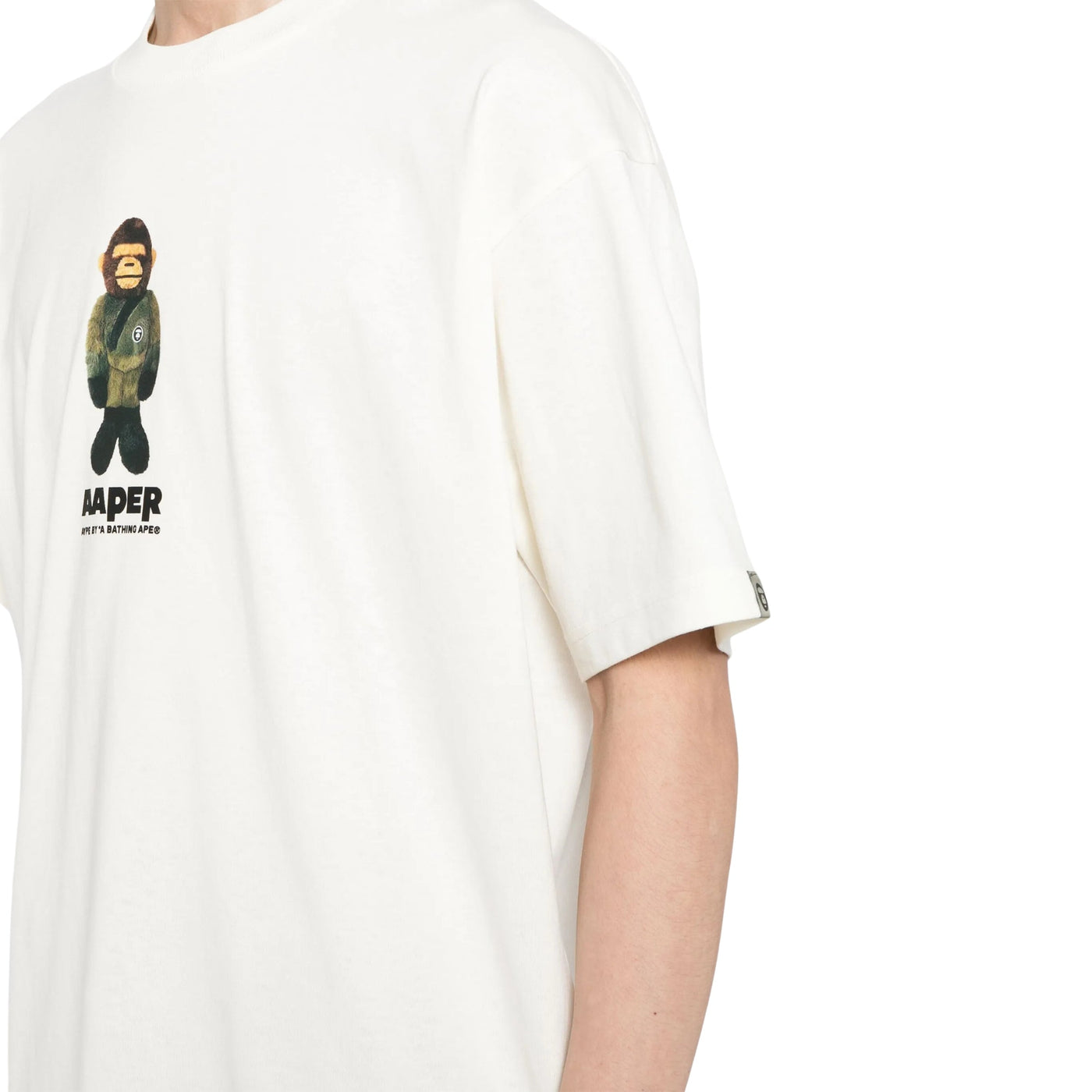 Aape T-Shirt Logo Ivory