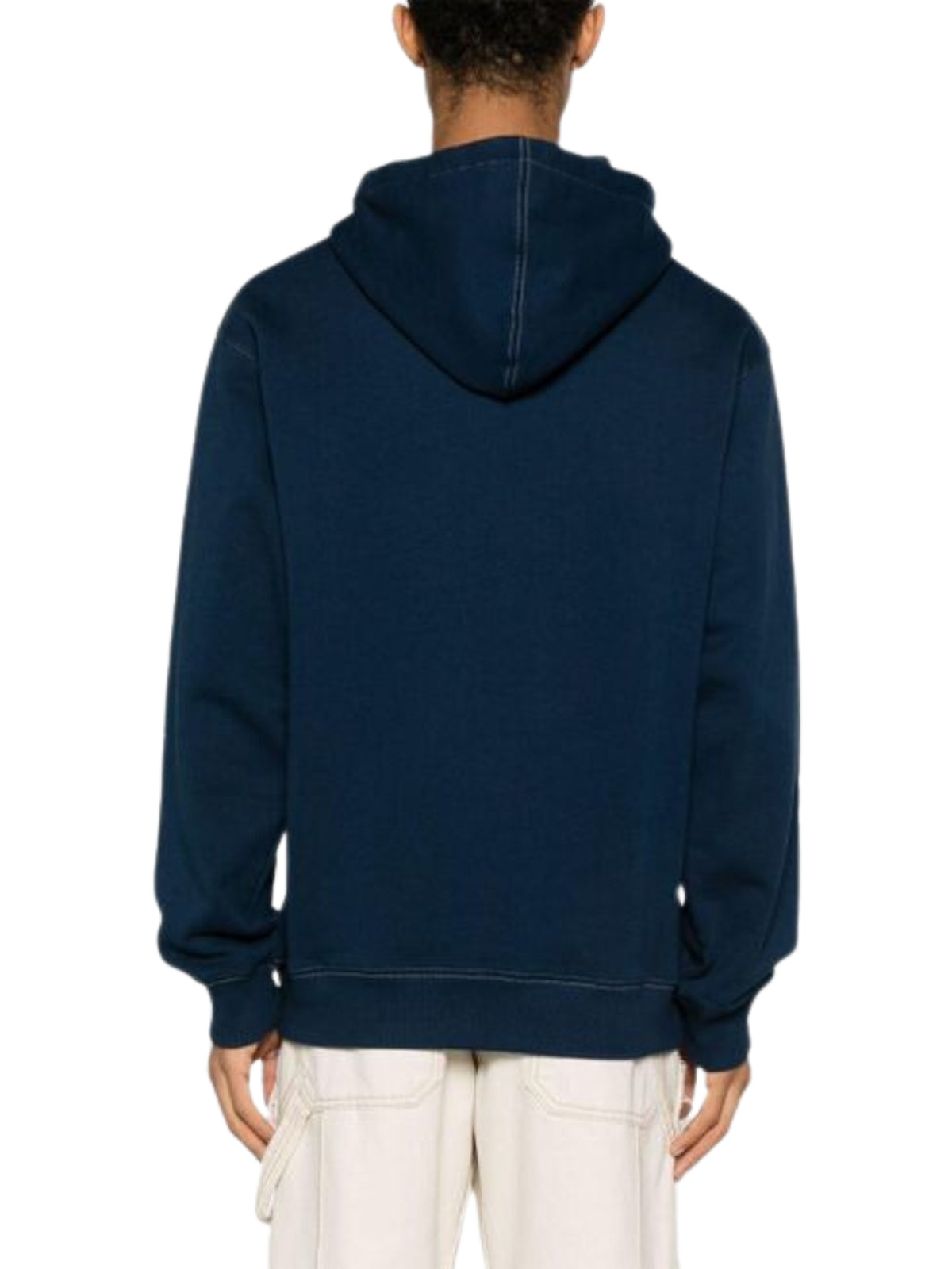 Msgm Hoodie Logo Navy