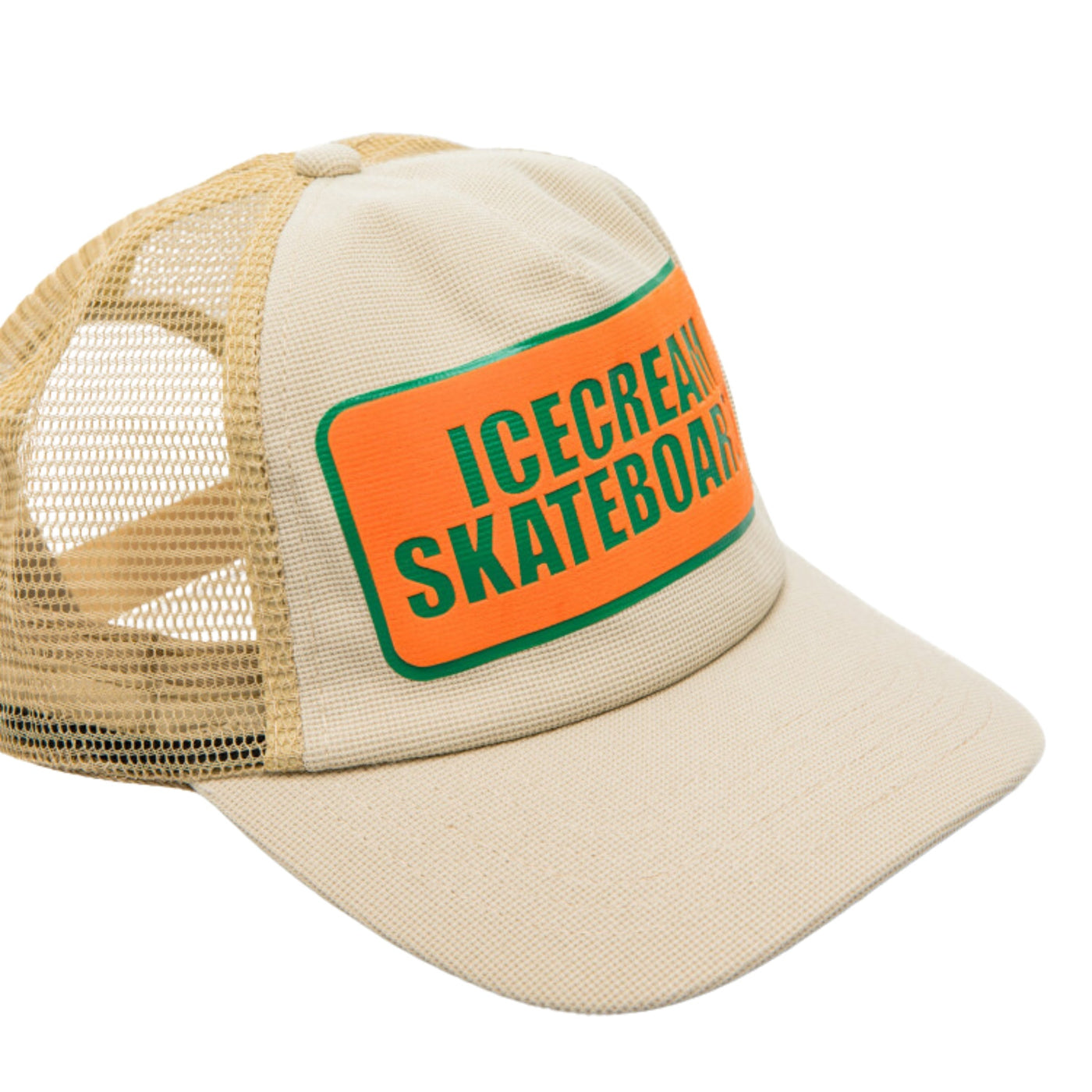 Ice-Cream Cap Trucker Skateboards Beige