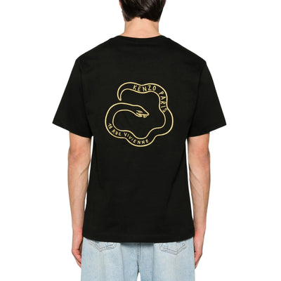Kenzo T-Shirt Logo Gold-Black