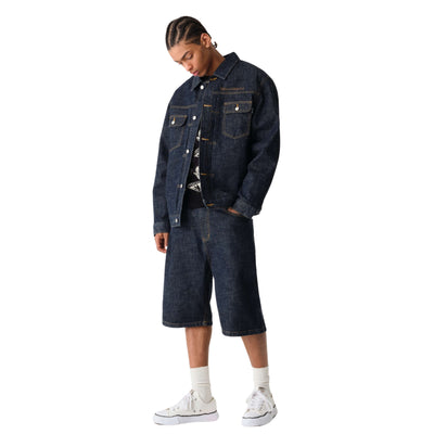 Billionaire Boys Club Shorts Diamonds & Dollars Denim Indigo