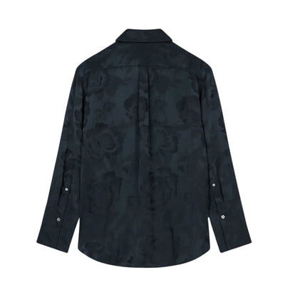 Kenzo Shirt Allover Print Black