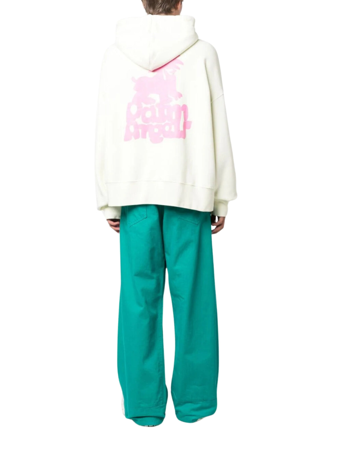 Palm Angels Sweater Palm Logo Hoodie Pale Green