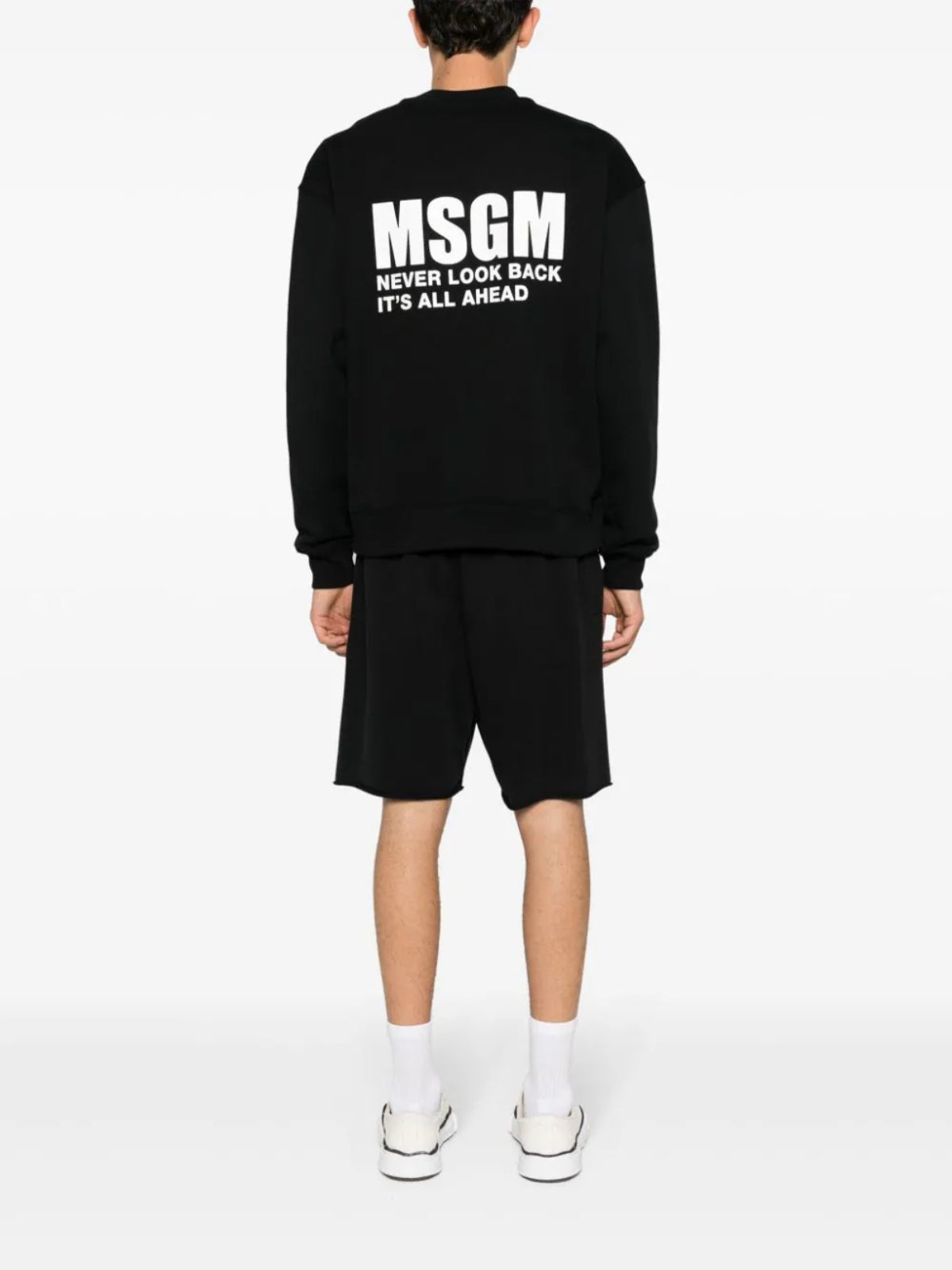 Msgm Sweater Logo Black