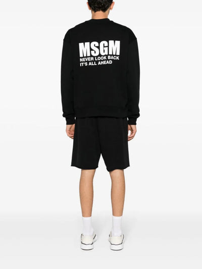 Msgm Sweater Logo Black
