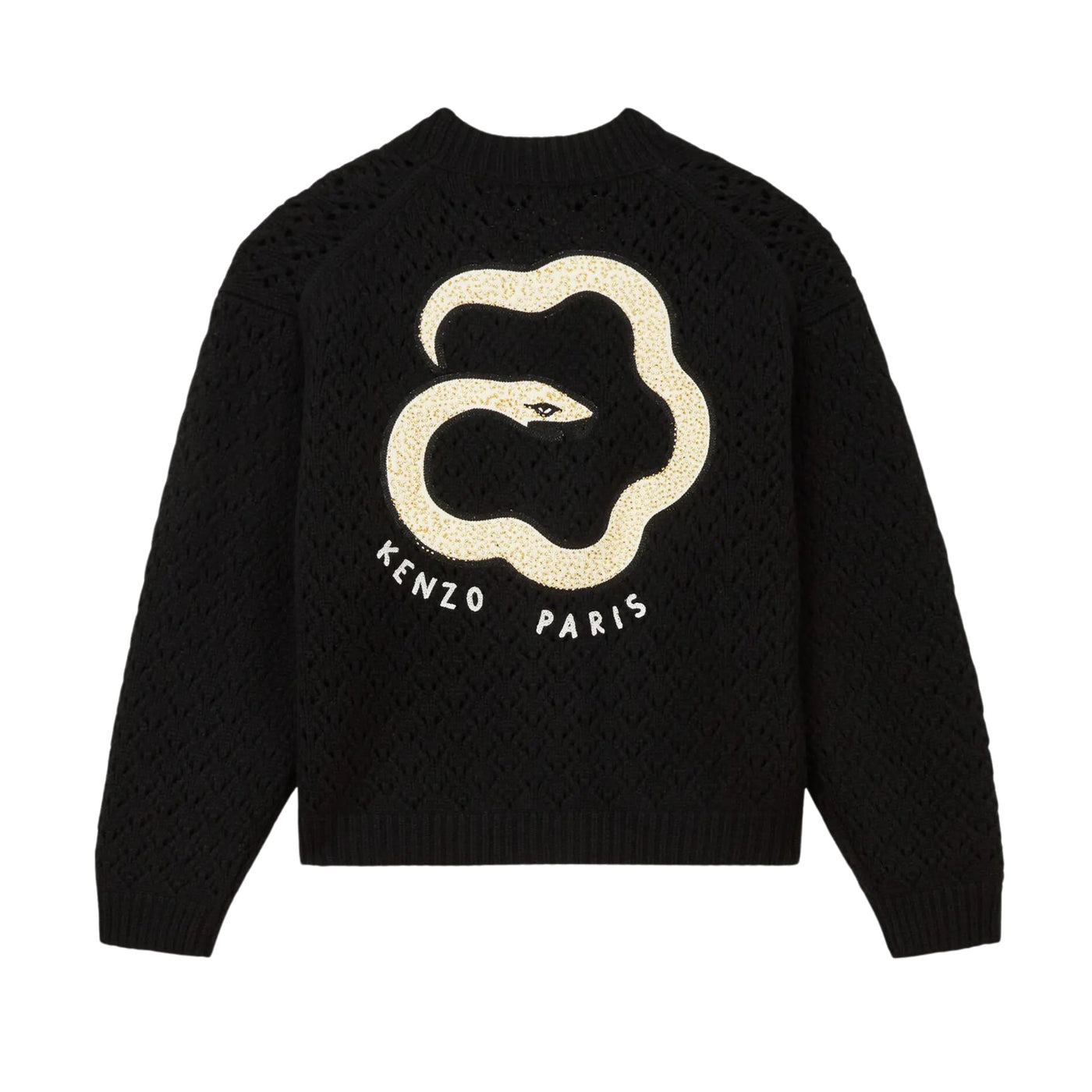 Kenzo Cardigan Logo Black