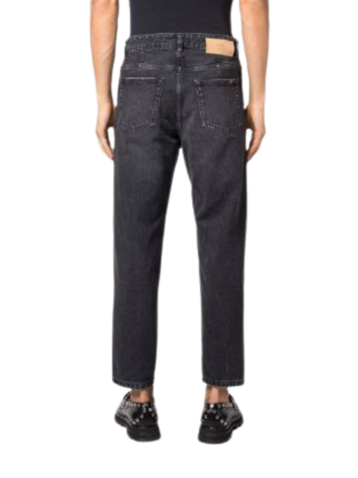 Ami Jeans Relaxed Fit Washed Black
