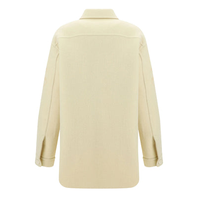 Jil Sander Jacket Button Down Top Pocket Off-White