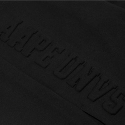 Aape Shorts Embroidered Logo Black