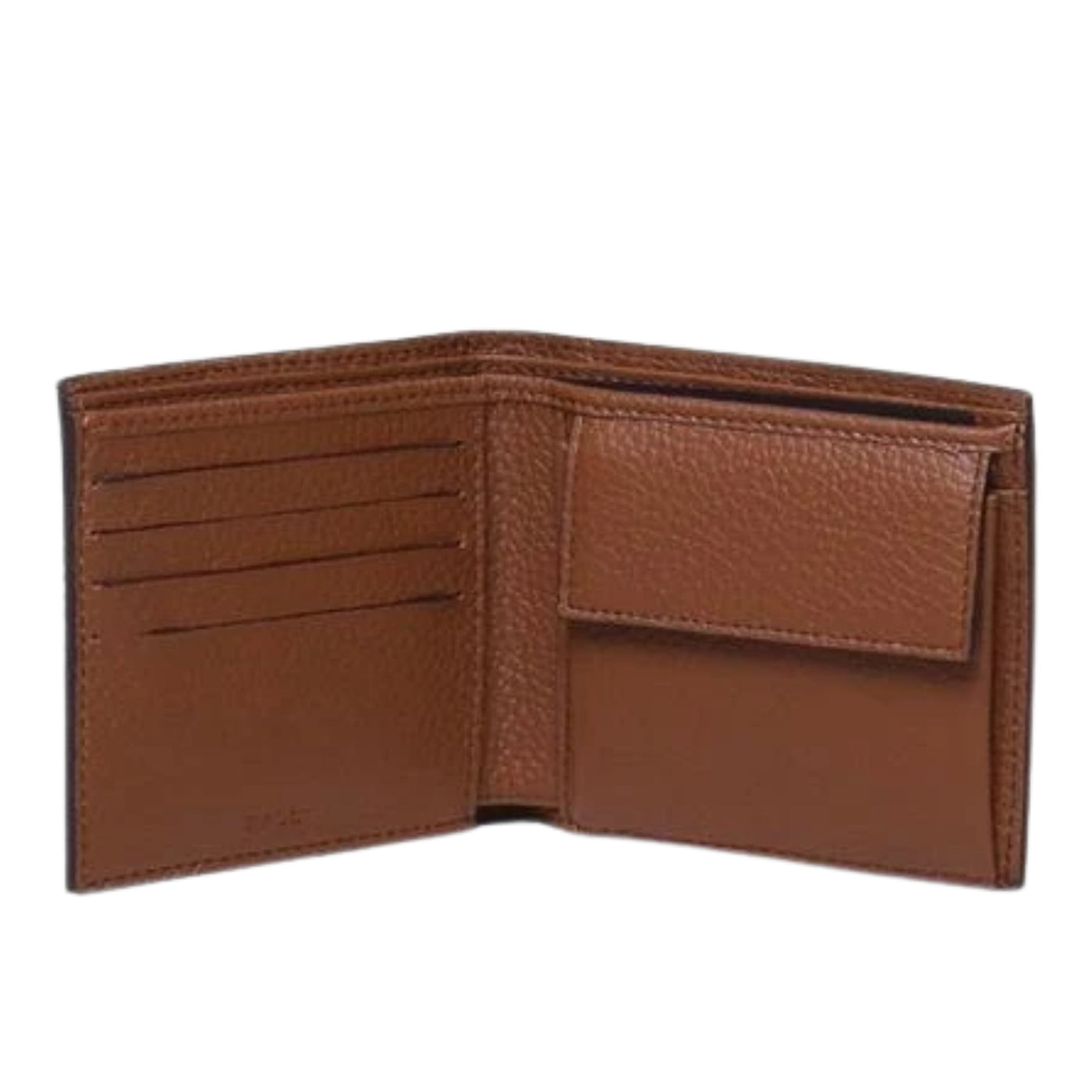 Bally Wallet Logo Desert Brown