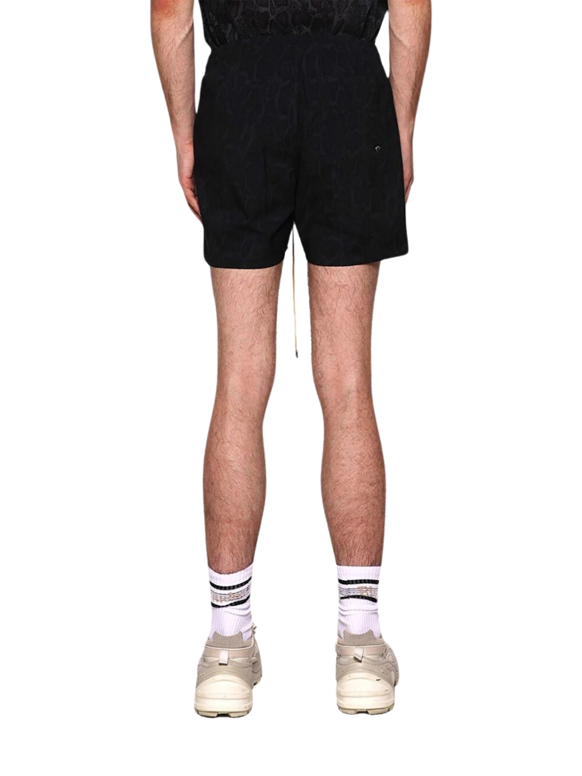 Rhude Shorts Snake Swim Black