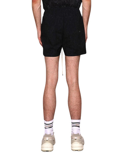 Rhude Shorts Snake Swim Black