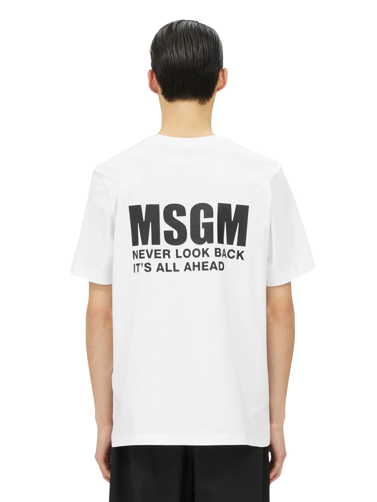 Msgm T-Shirt Logo White