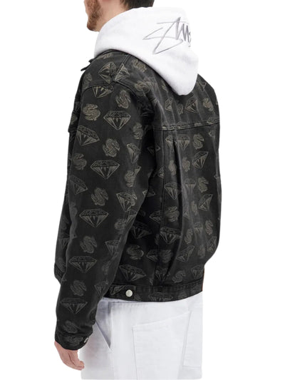 Billionaire Boys Club Jacket Diamond Denim Black