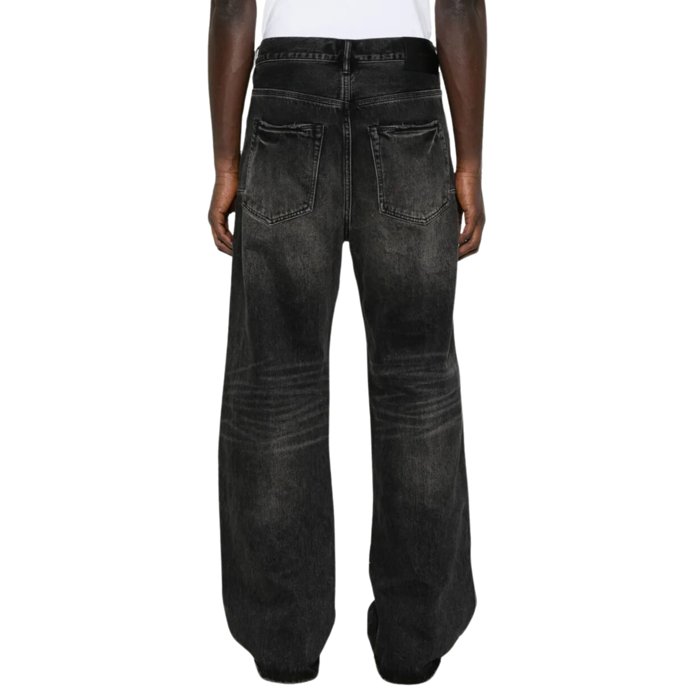 Purple Jeans Boot Cut Rip Black