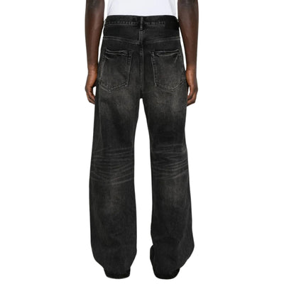 Purple Jeans Boot Cut Rip Black