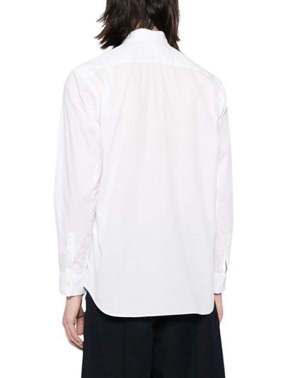 Comme Des Garcons Shirt Woven Split Croc White-Black