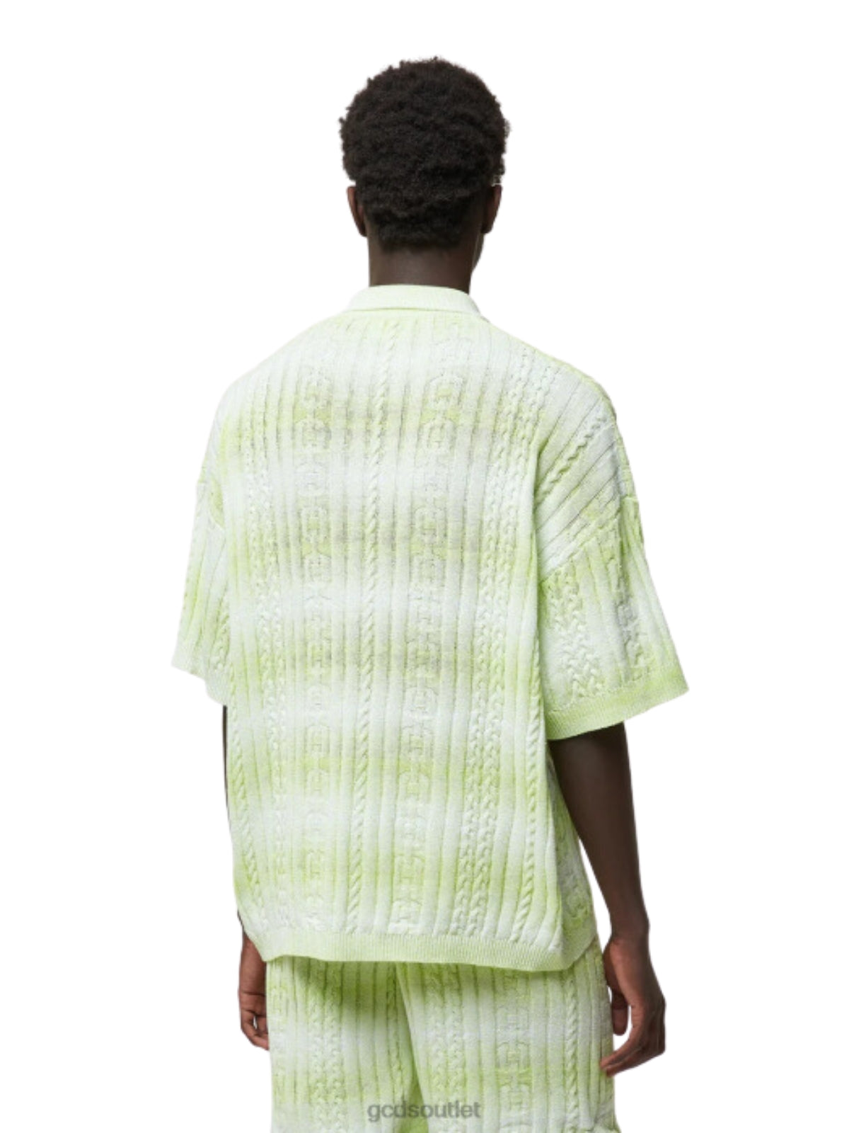 Gcds Shirt Braids Degrade Lime