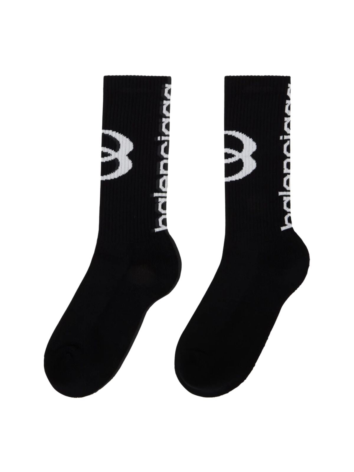 Balenciaga Sock Logo Black
