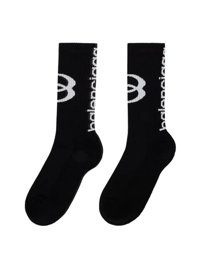 Balenciaga Sock Logo Black