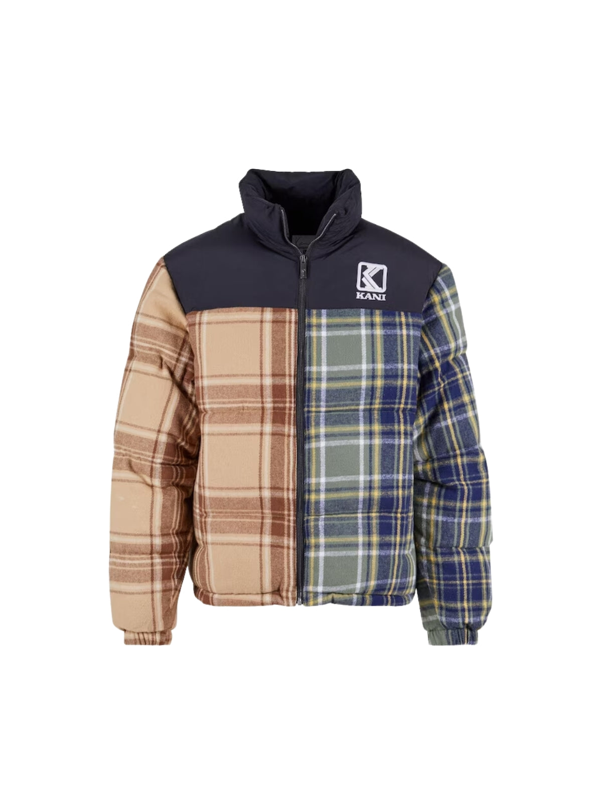 Karl Kani Jacket Flannel Block Puffer Multi Colour