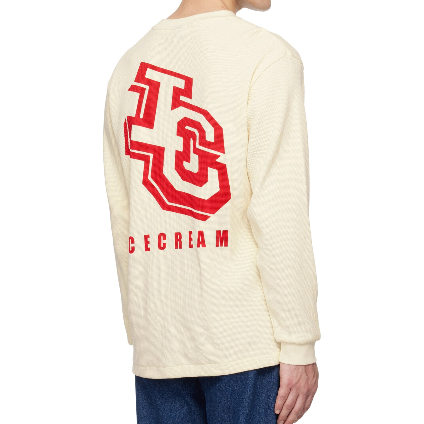 Ice-Cream Sweater Waffle Off-White
