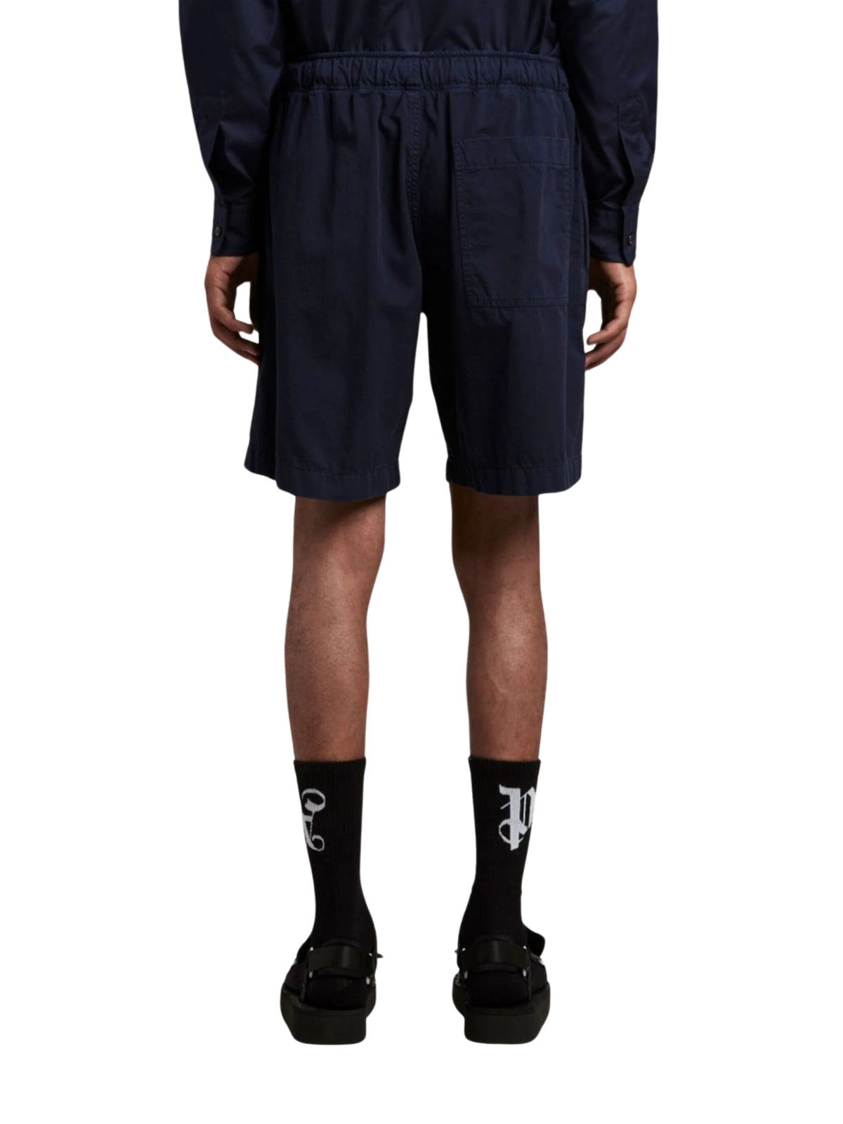 Palm Angels Shorts Logo Navy