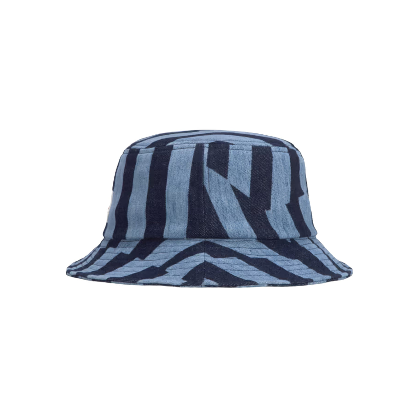 Kenzo Bucket Hat Stripes Denim Blue