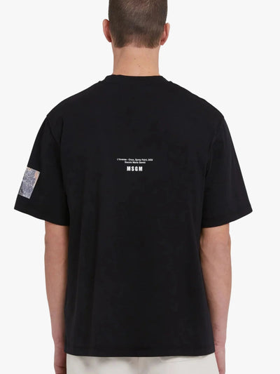 Msgm T-Shirt Graphic Print Black
