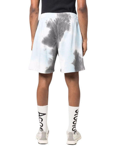 Msgm Shorts Dyed White-Charcoal